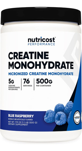 Creatina Em Pó Nutricost 500g, 5g Por Porção - Imagem 29