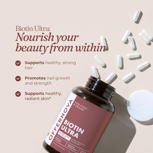 Offernova Biotin Ultra - Vitaminas Capilares Com Biotina - P - Imagem 2
