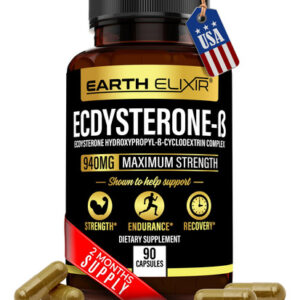 Suplementos Earth Elixir Ecdysterone 940 Mg (90 Cápsulas)