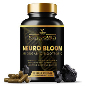 Suplemento Shilajit Noble Organics Pure Himalayan 60 Cápsula