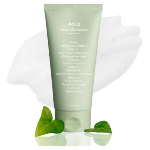 Limpador De Espuma Para Acne Abib Heartleaf 150 Ml Com Panth