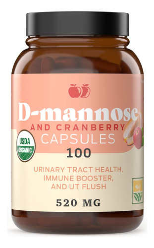 Suplemento De Produtos Naturais Completos D-manose E Cranber