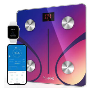 Balança Inteligente Renpho Fat Monitor - Vermelho Gradiente