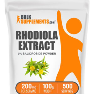Suplemento Bulksupplements.com Extrato De Rhodiola Em Pó 100