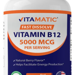 Suplemento Vitamínico De Vitamina B12 5000mcg De Dissolução
