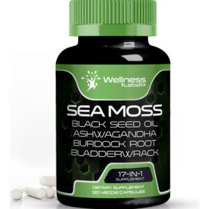 Suplemento Wellness Labarx Irish Sea Moss 17 Em 1 120 Cápsul