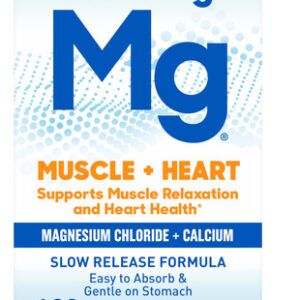Suplemento Slowmag Muscle + Heart Magnésio Com Cálcio 120 Ct