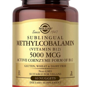 Vitamina Solgar B12 5.000 Mcg 60cp Sabor Sem sabor