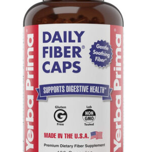 Yerba Prima Daily Fiber Caps Formula, 400 Cápsulas - Solúvel