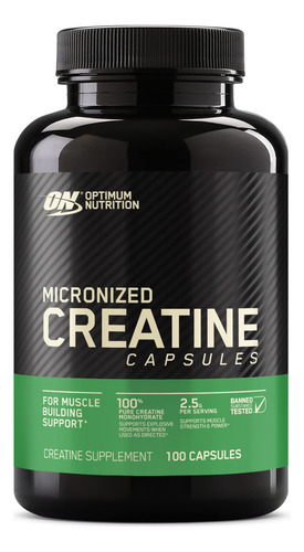 Suplemento Optimum Nutrition Creatina Micronizada 2500mg 100