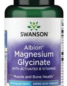 Glicinato De Magnésio Albion Com Vitaminas B Ativadas 200 Mg