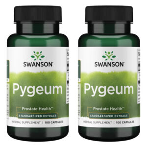 Suplemento Swanson Pygeum, Cápsulas De 125 Mg Para A Saúde D