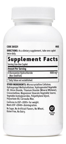 Gnc Glucosamina 1000mg Healthy Joint 90 Comprimidos - Imagem 5