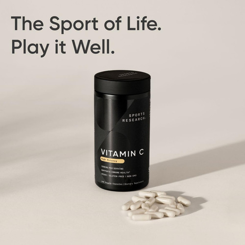 Suplemento De Vitamina C Sports Research 1000 Mg 240 Cápsula - Imagem 7