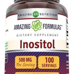 Fórmulas Incríveis De Inositol 500 Mg 100 Cápsulas Da Amazin
