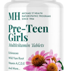 Michaels Naturopathic Programs Pre Teen Girls Daily Multiv