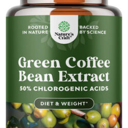 Suplemento De Extrato De Café Verde Puro Natures Craft 800 M