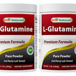 Pó Puro De L-glutamina Best Naturals 1 Lb (1 Lb (pacote Com