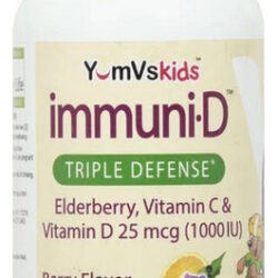60 Gomas Para Crianças Immuni-d (sabugueiro +c +d) Da Yum-v&quot