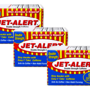 Cápsulas De Cafeína Jet-alert Double Strength 200 Mg 90 Cáps