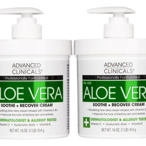 Loção Corporal Advanced Clinicals Aloe Vera 480 Ml Sun Burn
