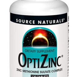 Comprimidos Source Naturals Optizinc, Zinco, Metionina, 240