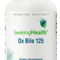 Suplemento Seeking Health Ox Bile 125 Mg 120 Cápsulas Vegeta