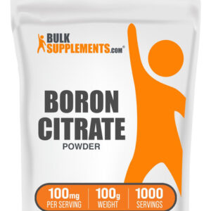 Suplemento De Boro Bulksupplements.com Citrato De Boro 100g