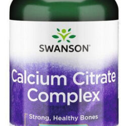 Complexo De Citrato De Cálcio 250 Mg 100 Cápsulas Da Swanson