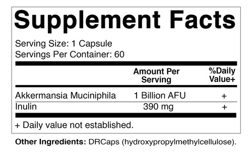Vitamatic Akkermansia Muciniphila Gut Health - 60 Cápsulas D - Imagem 2
