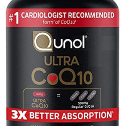 Cápsulas Gelatinosas Qunol Coq10 Ultra 100mg, 3x Melhor Abso