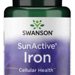 Ferro Sunactive, Não Irritante, 15 Mg, 90 Cápsulas, Da Swans