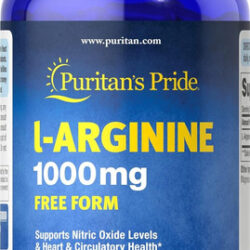 Puritan&quots Pride L-arginina 1000 Mg Cápsulas, 100 Contagem...