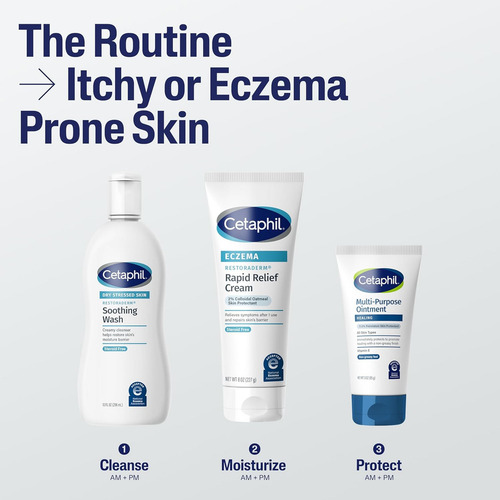 Creme De Alívio De Surtos De Eczema Cetaphil Eczema Restorad - Imagem 7