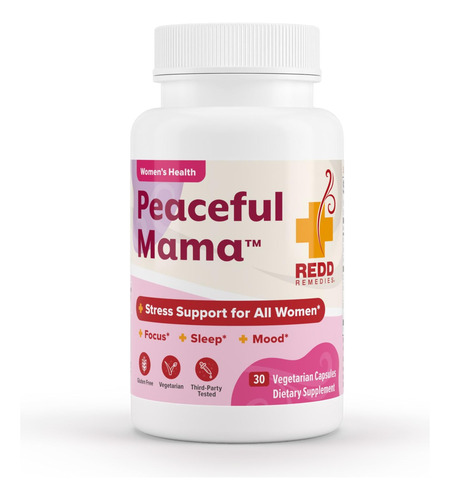 Suplemento Redd Remedies Peaceful Mama 30 Cápsulas Vegetaria