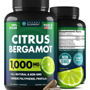 Suplemento Secret Element Citrus Bergamota 1000mg Vegan