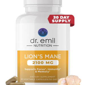 Suplemento Dr. Emil Nutrition Lion&quots Mane, Cápsulas De 2100
