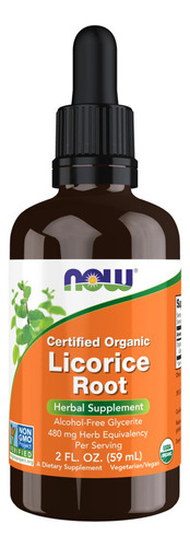 Organic Licorice Glycerite 2 Oz By Now Foods
