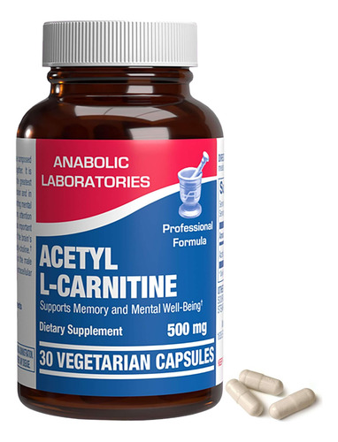 Anabolic Laboratories Acetyl L-carnitine 500 Mg 30 Cap