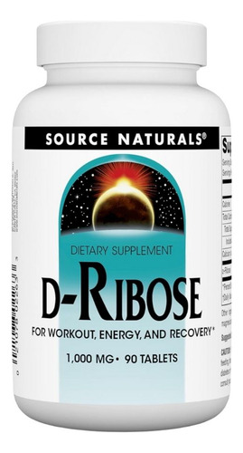 D-ribose 1000 Mg 90 Tabs By Source Naturals