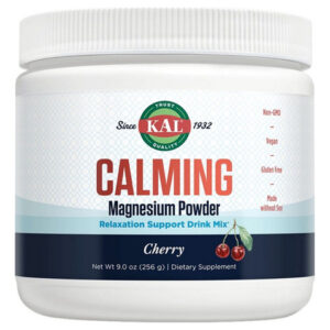 Magnésio Calmante Em Pó De 9 Onças Da Kal