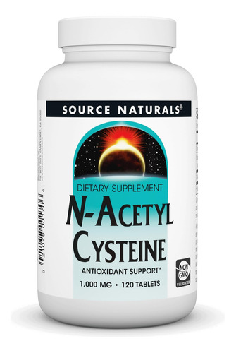 Source Naturals N-acetil Cisteína Suporte Antioxidante 1000