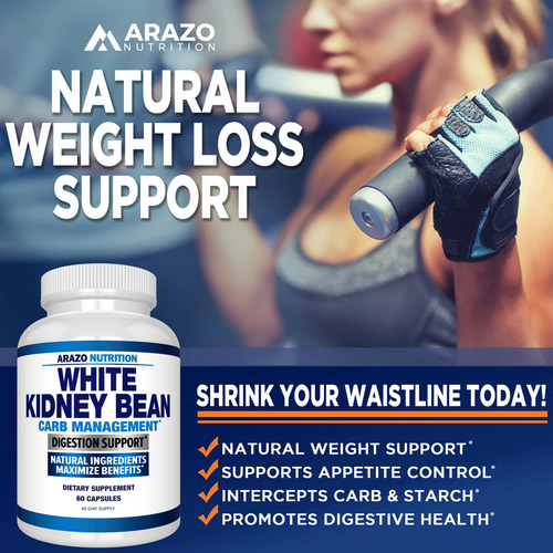 Suplemento Arazo Nutrition Extrato De Feijão Branco 600mg - Imagem 4
