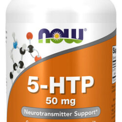 5-htp 50 Mg 180 Cápsulas Vegetais Da Now Foods