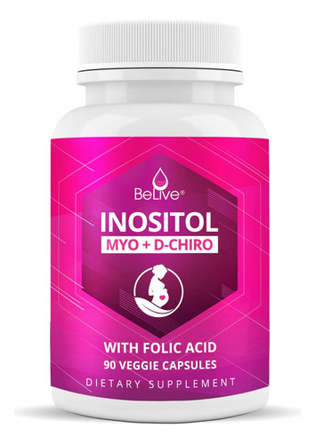 Belive Myo-inositol & D-chiro Inositol Capsules - 90ct I Ino