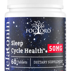 Suplemento De Melatonina Fogoro Powerful 50mg 60 Comprimidos