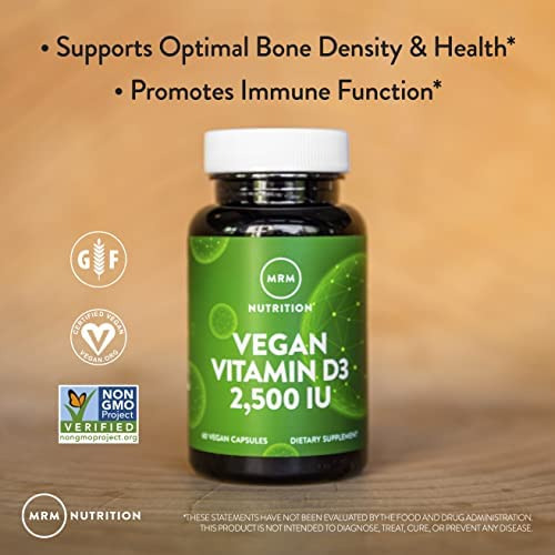 Mrm Nutrition Vitamina D3 Vegana 2.500 Ui | Saúde Óssea + Im - Imagem 3