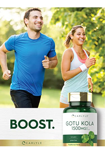 Suplemento Carlyle Gotu Kola (cápsulas De 1500 Mg, 180 Unida - Imagem 6