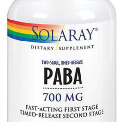 Paba 700 Mg 100 Cápsulas Da Solaray