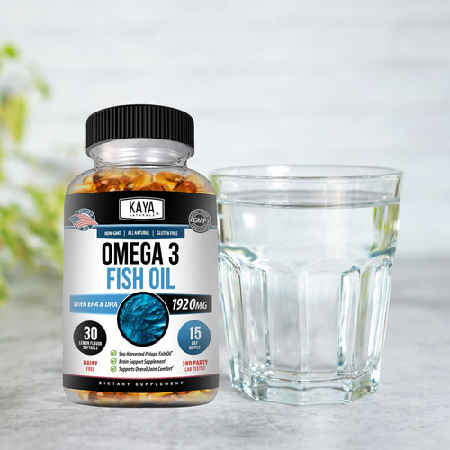Suplemento Kaya Naturals Ômega 3 | Óleo De Peixe Ômega 3 Fei - Imagem 6